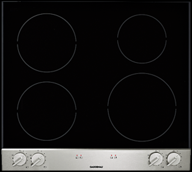 Gaggenau IH cooking heater, 4 burners