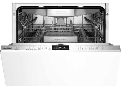 Gaggenau built-in dishwasher, door panel installation type W600